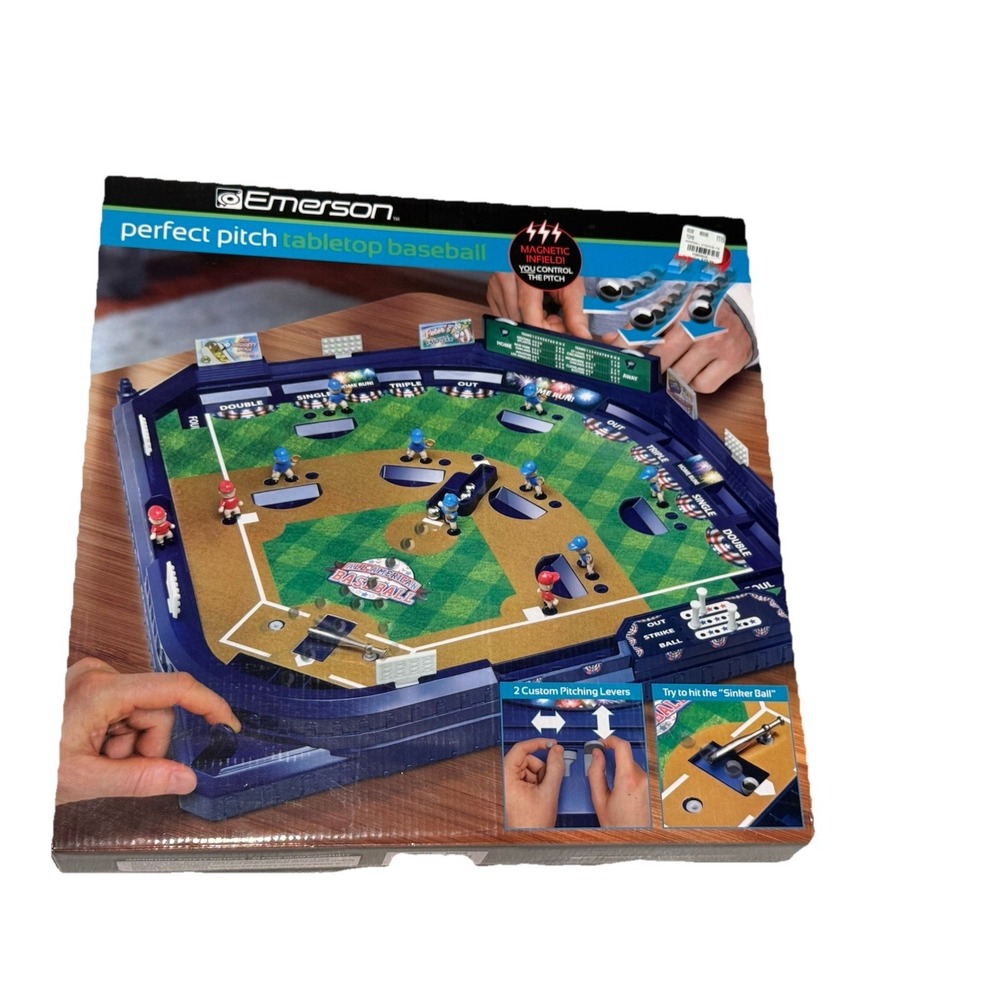 New Old Stock PERFECT PITCH TABLE TOP BASEBALL MAGNETIC Game Original Box